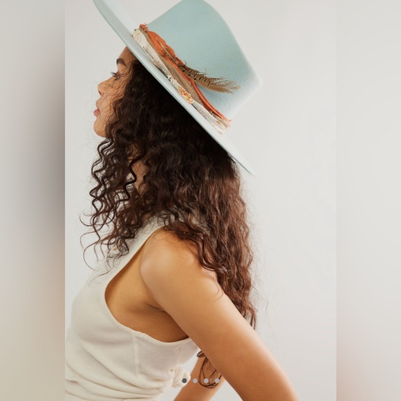 Free People WyethXOlin  cashmere LUKE  rancher jat wool birds egg rancher - Picture 2 of 10